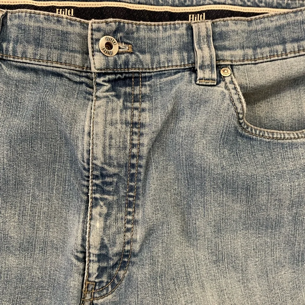 Hiltl ZE 500 Love Worn Organic Distressed 5-Pocket Denim Jean‎ Size 36 $195